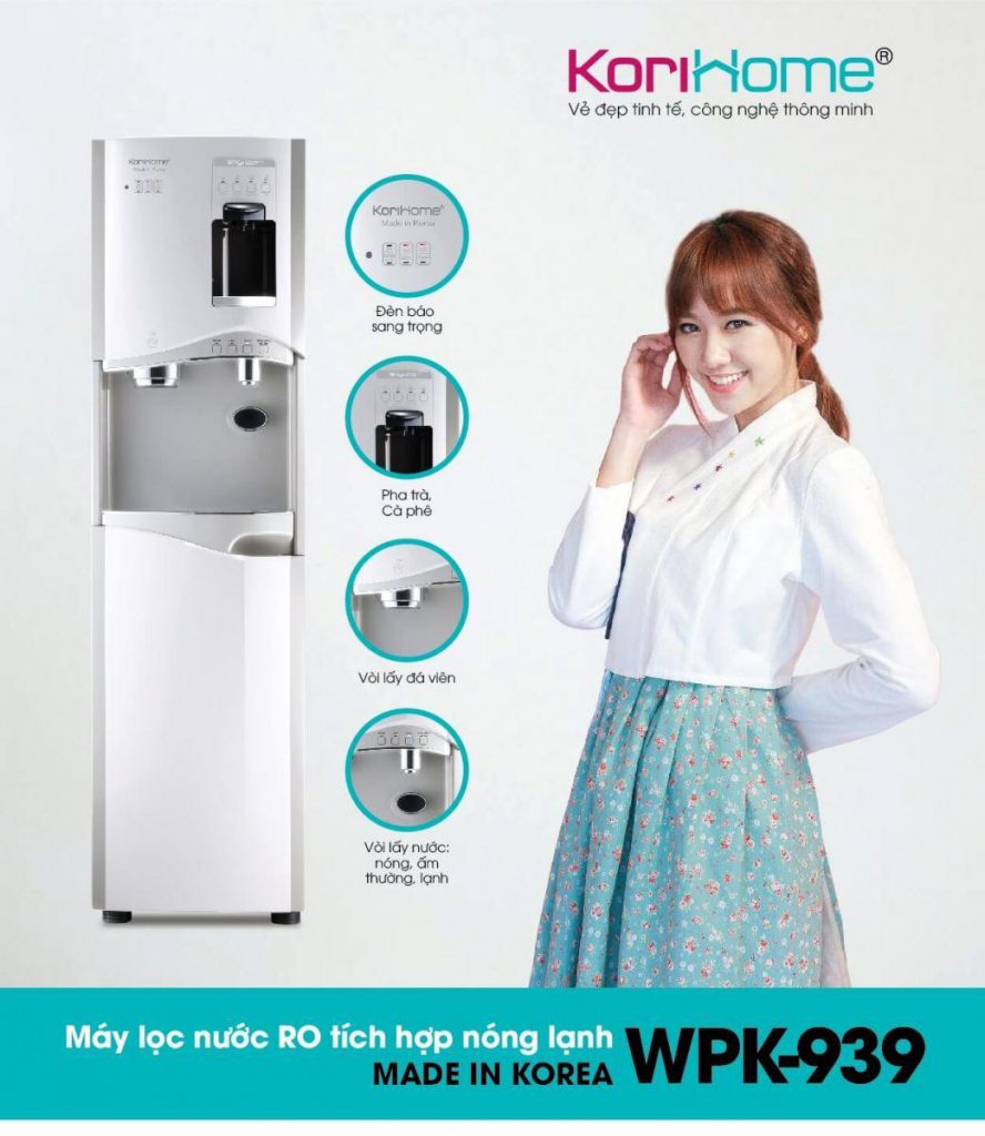 Tính năng nổi bật của máy nóng lạnh Korihome WPK-939