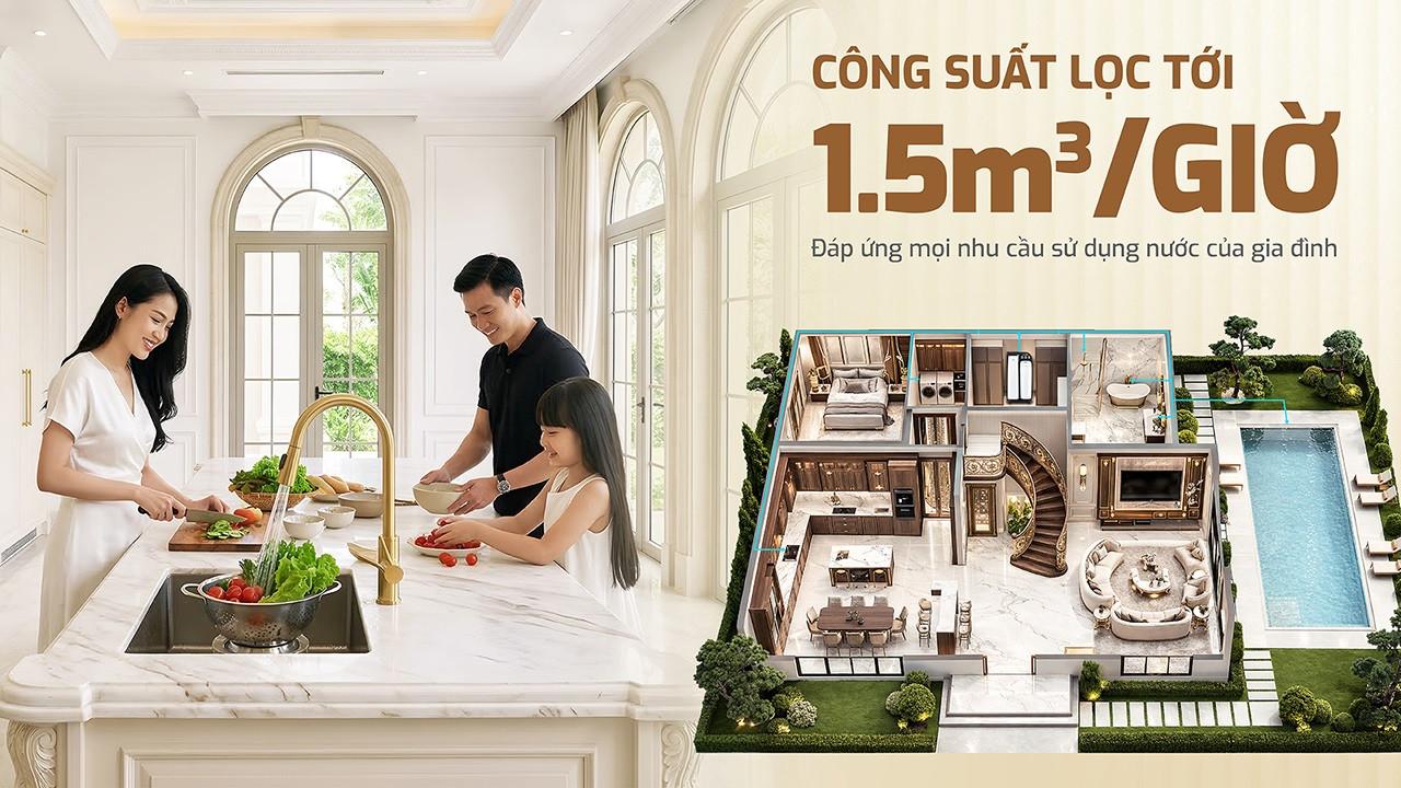 Máy lọc tổng biệt thự cao cấp WHF-E666