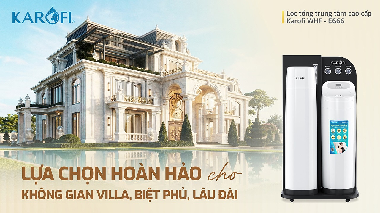 Máy lọc tổng biệt thự cao cấp WHF-E666