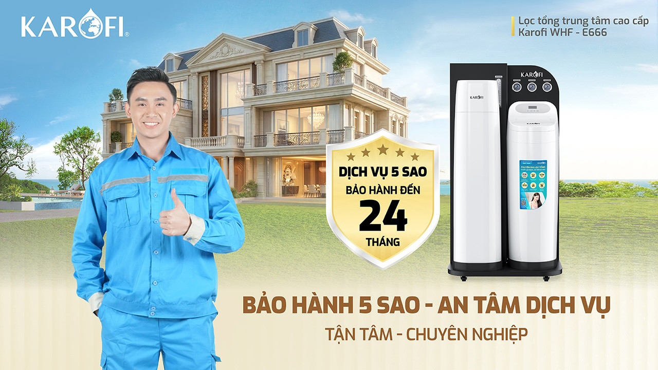 Máy lọc tổng biệt thự cao cấp WHF-E666