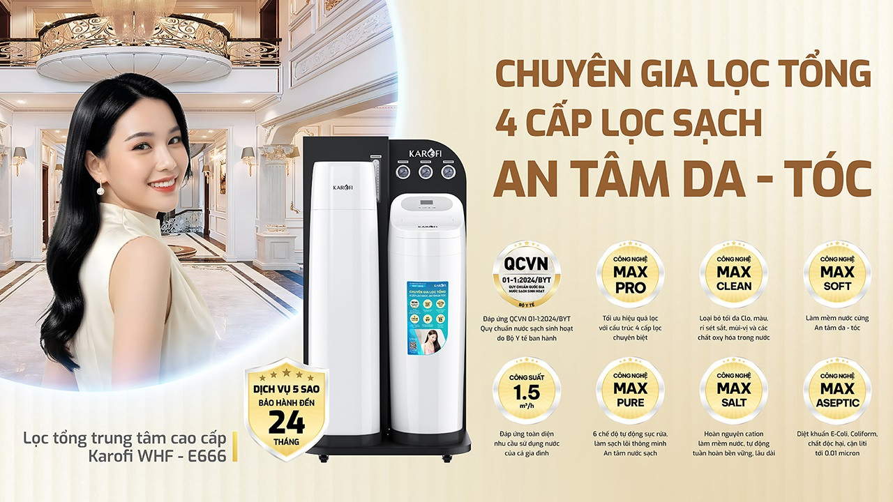 Máy lọc tổng biệt thự cao cấp WHF-E666