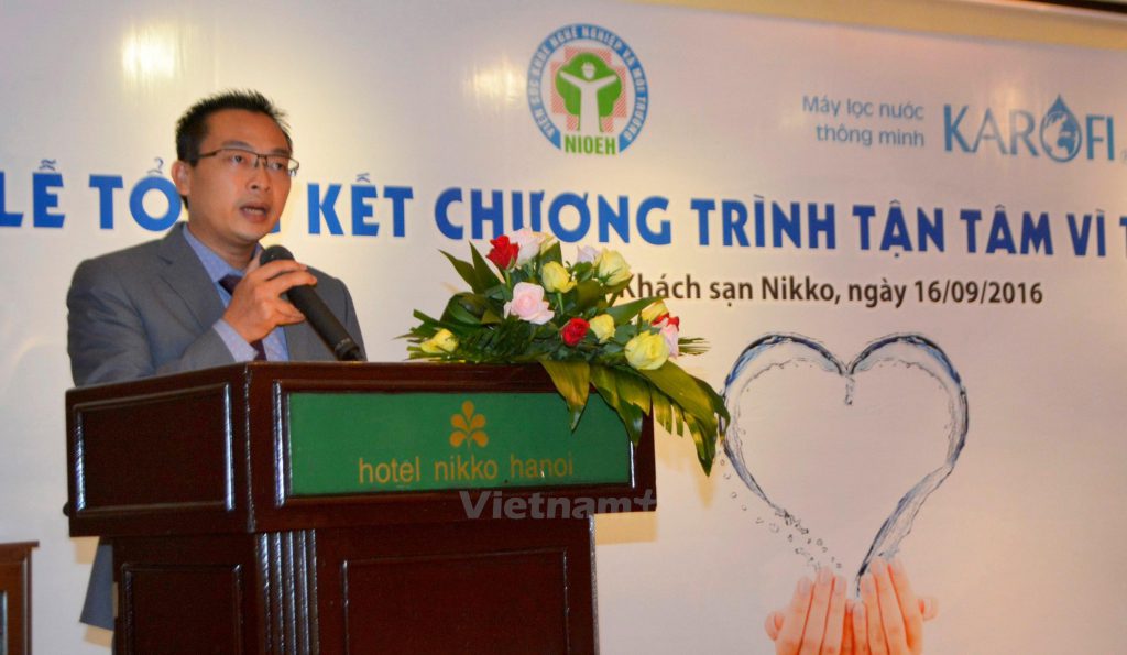Ông Trần Trung Dũng-Tổng Giám đốc Công ty Cổ phần Karofi Việt Nam. (Ảnh: Cộng tác viên/Vietnam+)