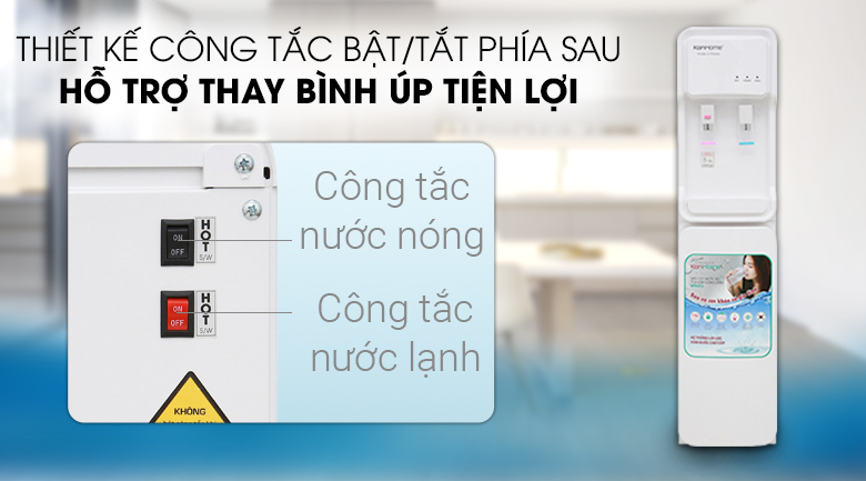 Máy lọc nước nóng lạnh KoriHome WPK-813