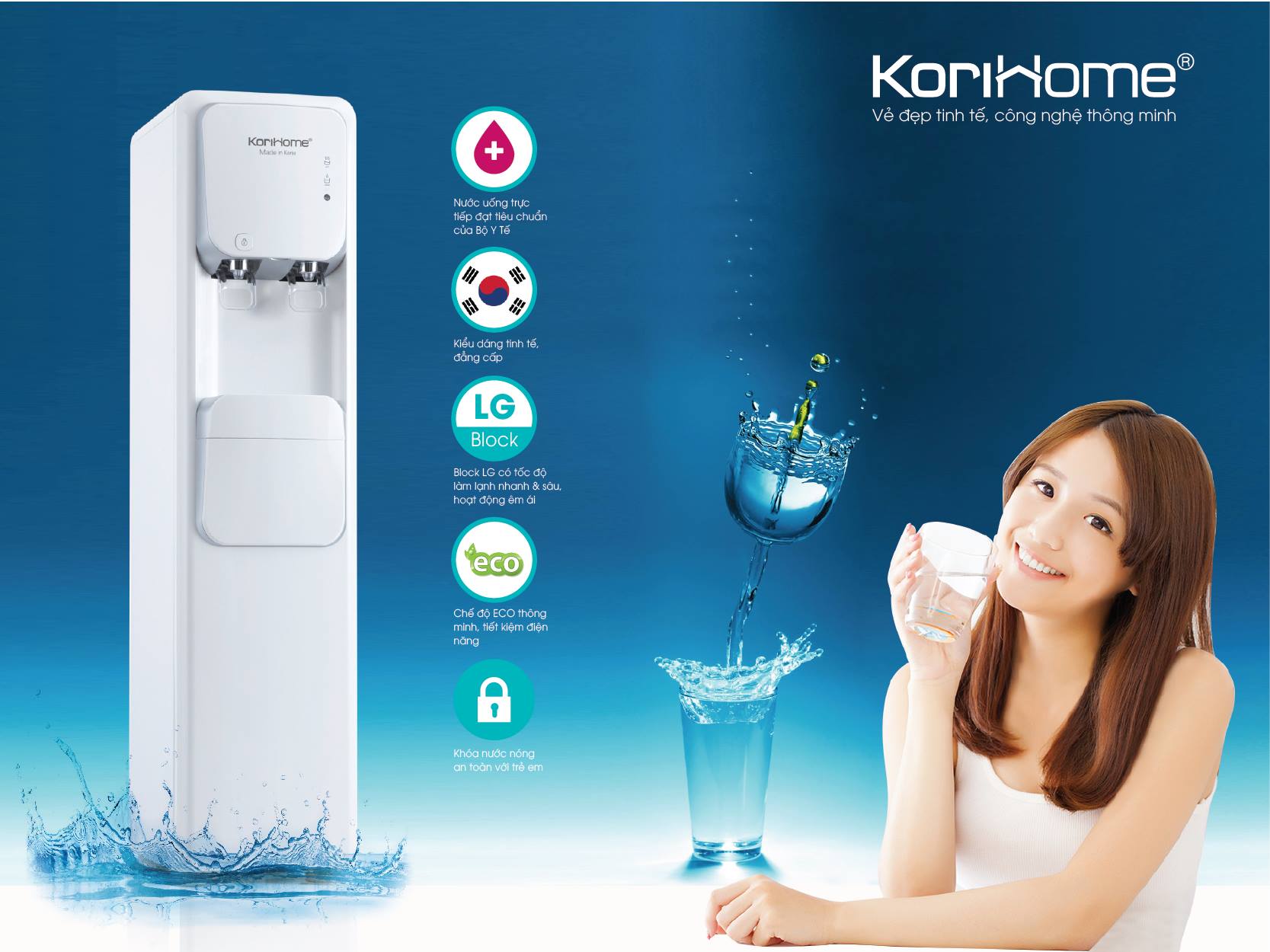 Máy lọc nước tích hợp nóng lạnh WPK-816