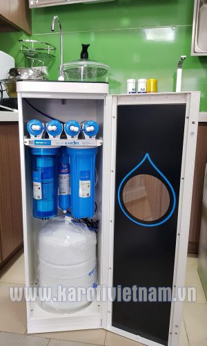 Máy lọc nước tiêu chuẩn MỚI 2018 nhìn nghiêng