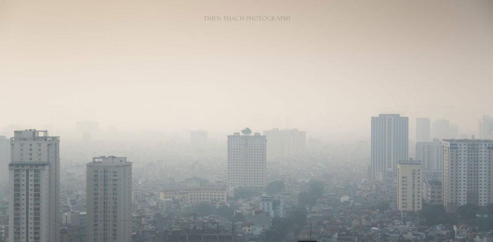Tình trạng ô nhiễm không khí Hà Nội