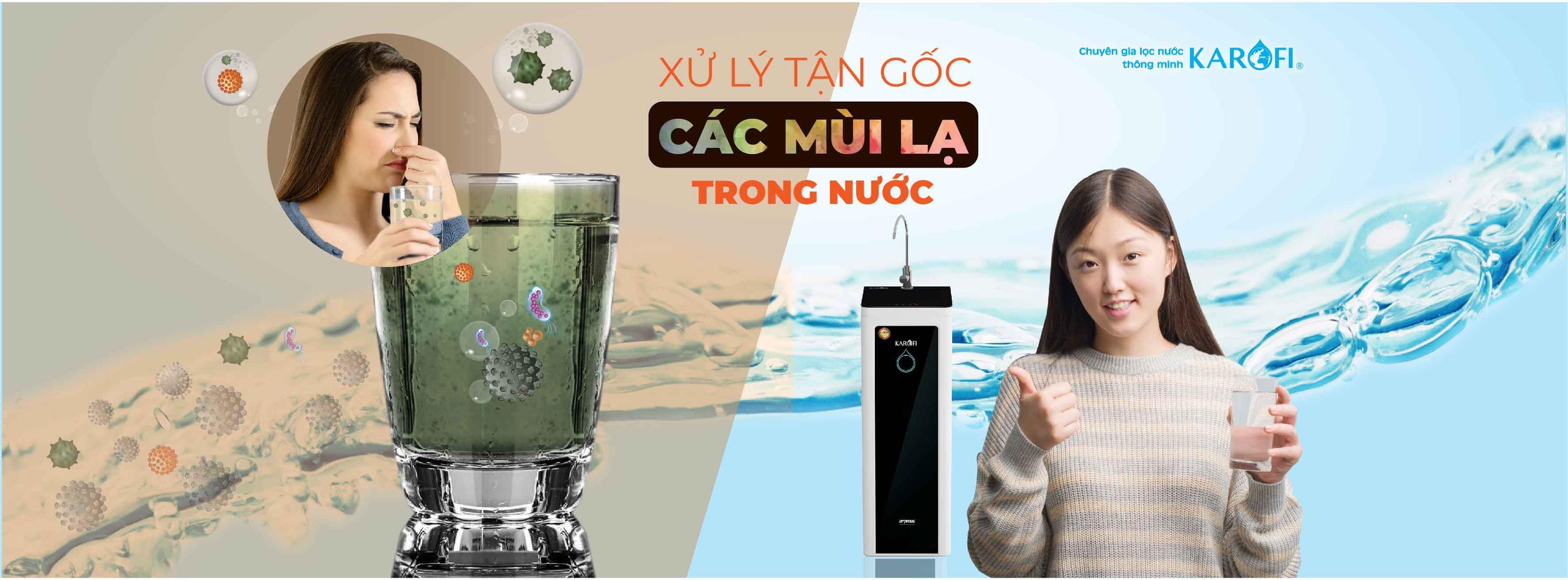 Xử lý mùi lạ trong nước