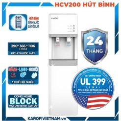 Cây nước nóng lạnh hút bình Karofi HCV200