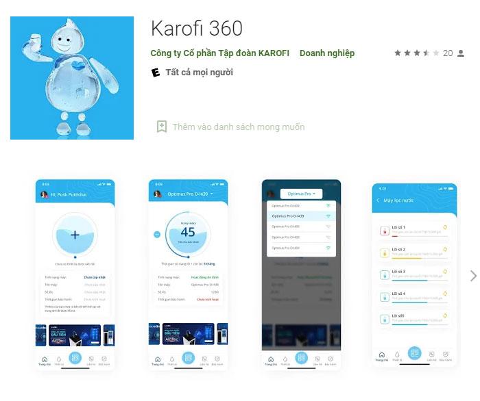 Giới thiệu về ứng dụng thông minh Karofi 360