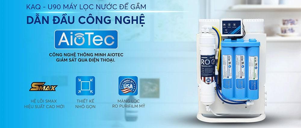 Máy lọc nước thông minh Karofi KAQ-U95 - 10 lõi Hydrogen