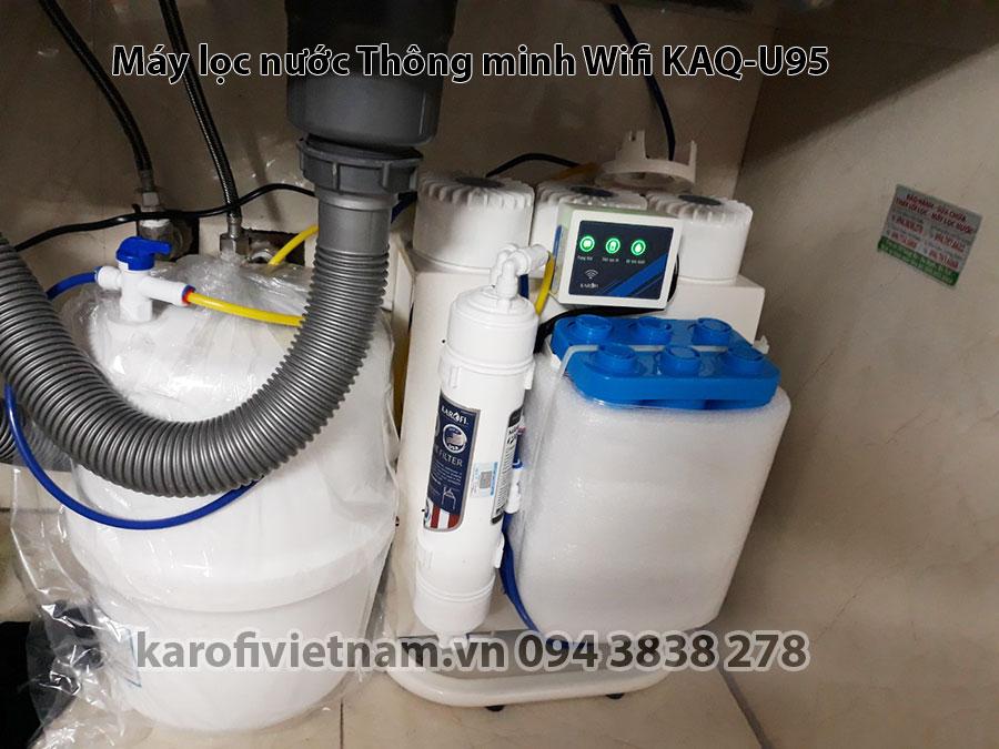 Máy lọc nước thông minh Karofi KAQ-U95 - Đèn UV - 10 lõi Hydrogen