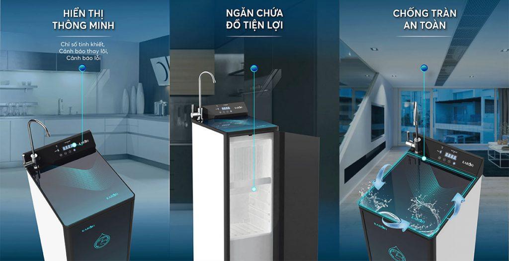 Máy lọc nước Karofi KAQ-P95 - thông minh 10 lõi Hydrogen