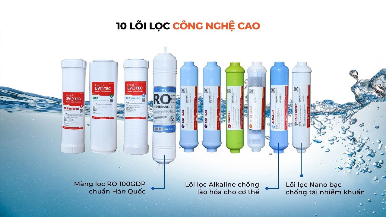 Máy lọc nước Karofi Livotec 512