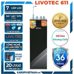 Máy lọc nước nóng lạnh Karofi Livotec 611