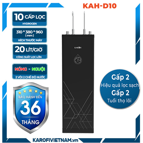 Máy lọc nước Nóng Nguội Karofi KAH-D10