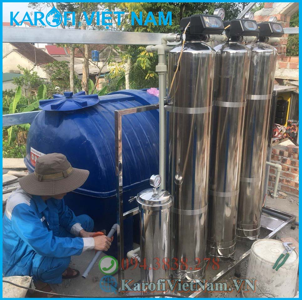Máy lọc nước đầu nguồn Karofi KTF-333I – Cột Inox