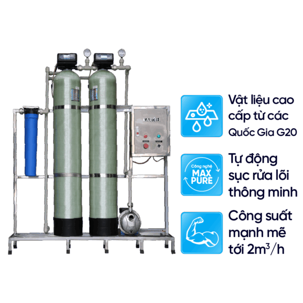 Máy lọc nước đầu nguồn Karofi KTF-332C - Cột FRP