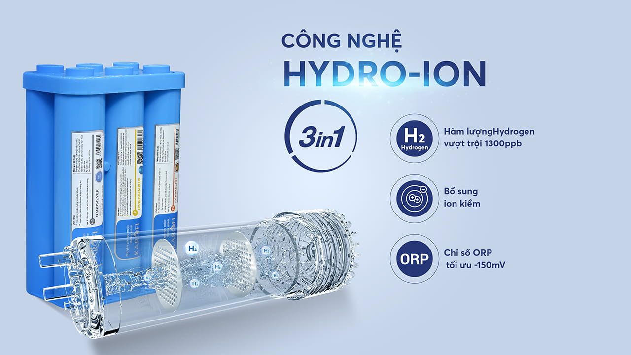 Máy lọc nước ion kiềm Karofi KAE-S65