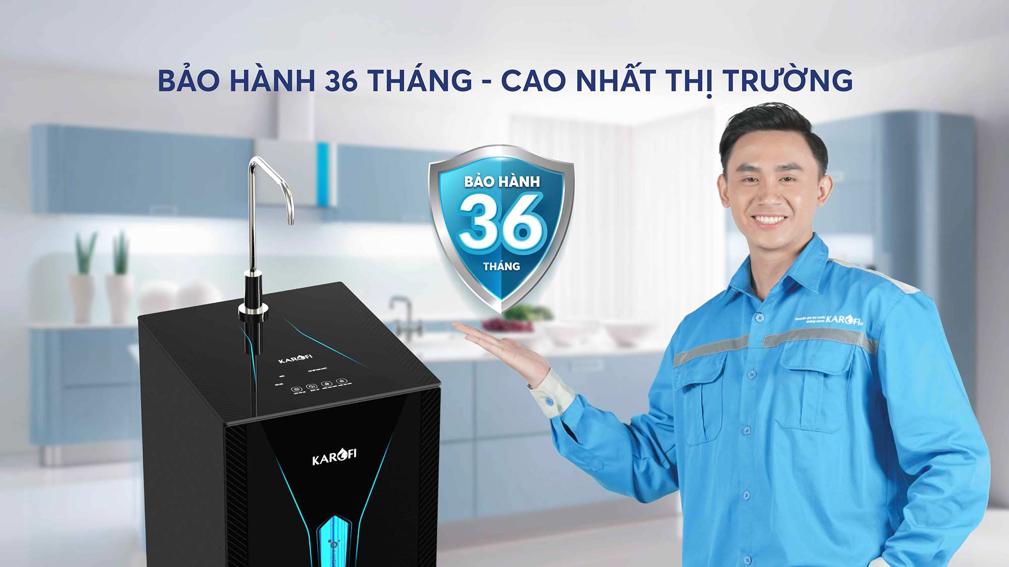 Máy lọc nước ion kiềm Karofi KAE-S65