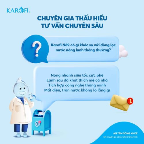 Máy lọc nước Karofi KAD-N89 có gì khác biệt