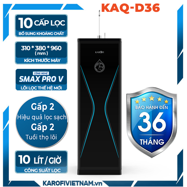 Máy lọc nước Karofi KAQ-D36