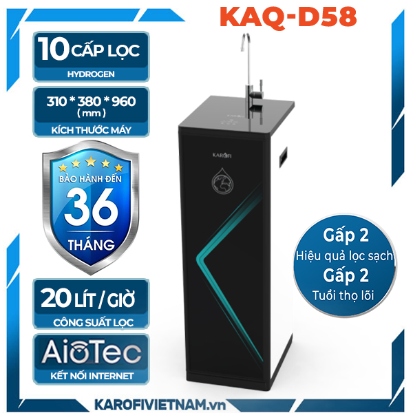 Máy lọc nước Karofi KAQ-D58