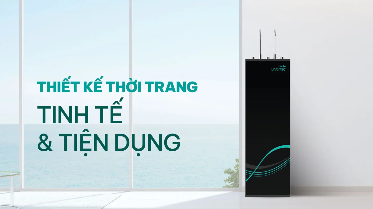 Máy lọc nước nóng lạnh Karofi Livotec 612