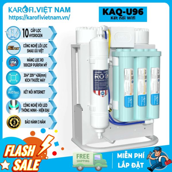 Máy lọc nước Karofi KAQ-U96