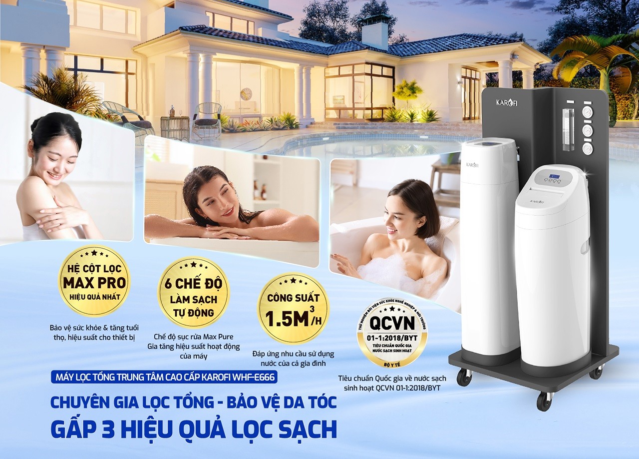 Máy lọc tổng biệt thự cao cấp WHF-E666