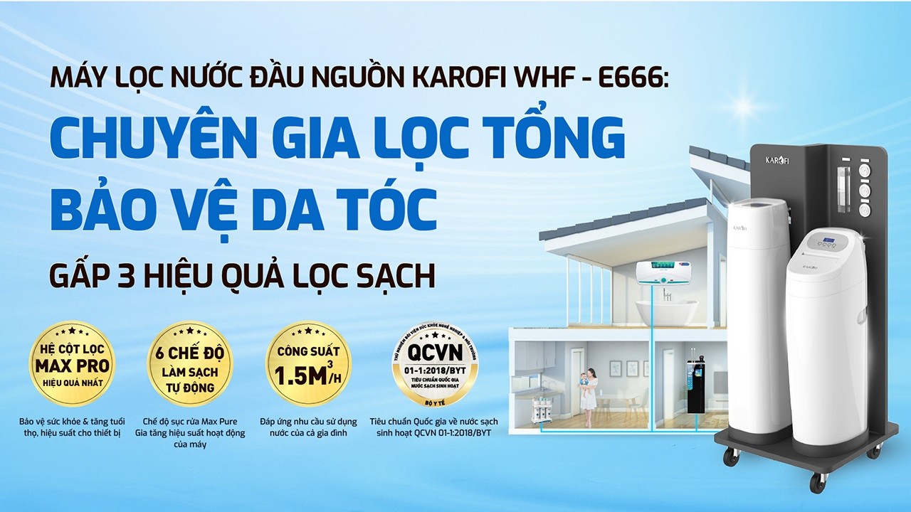 Máy lọc tổng biệt thự cao cấp WHF-E666