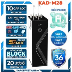 Máy lọc nước nóng lạnh Karofi KAD-M28