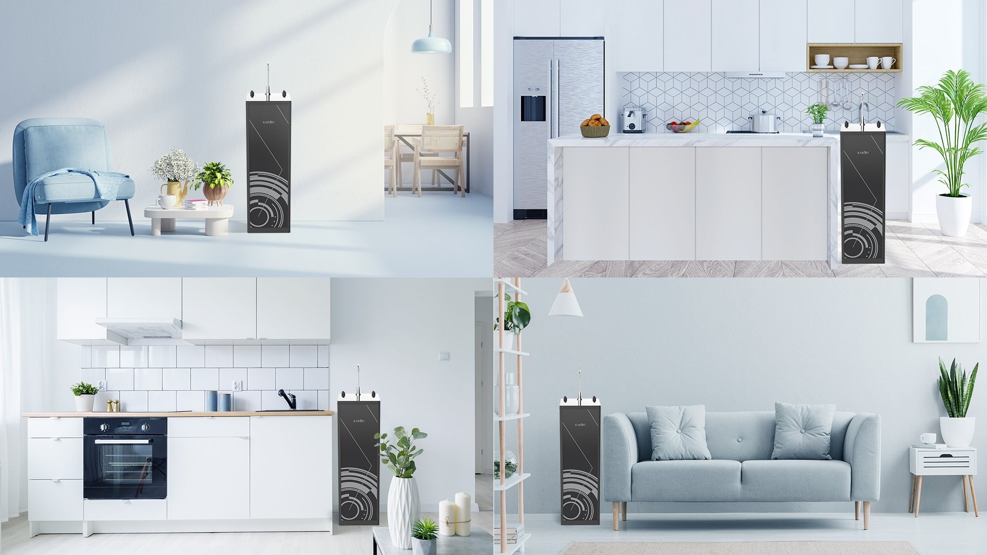 Máy lọc nước nóng lạnh Karofi KAD-D66V