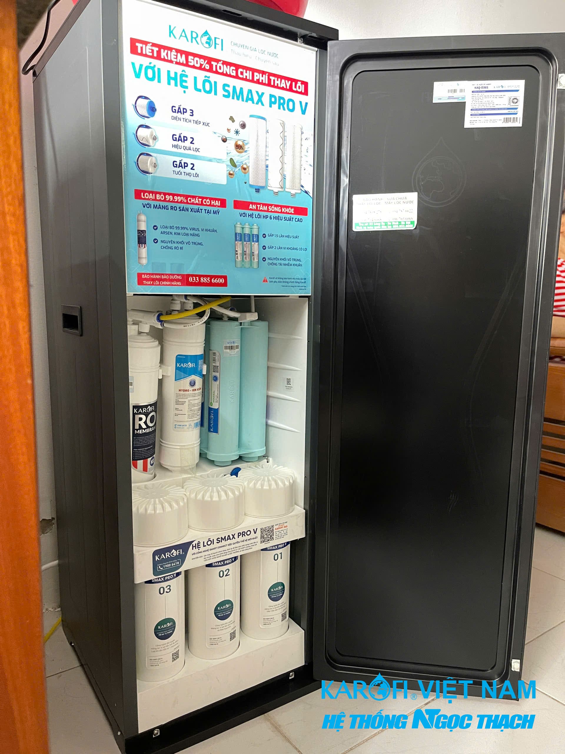 Máy lọc nước Karofi KAQ-D36S - 11 cấp lọc