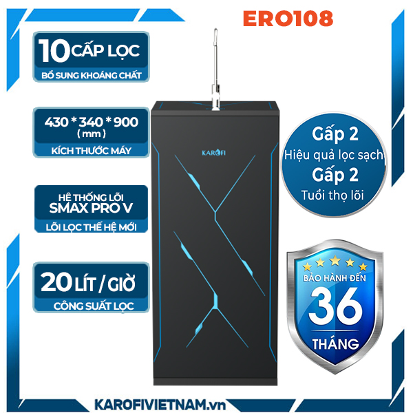 Máy lọc nước Karofi ERO108