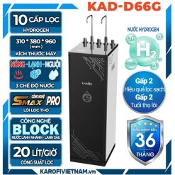 Máy lọc nước nóng lạnh Karofi KAD-D66G