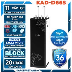 Máy lọc nước nóng lạnh Karofi KAD-D66S