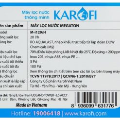 Máy lọc nước Hydrogen Karofi M-I129/H - 9 lõi tủ nhỏ