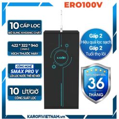 Máy lọc nước Karofi ERO100V - Có tủ - Mẫu mới