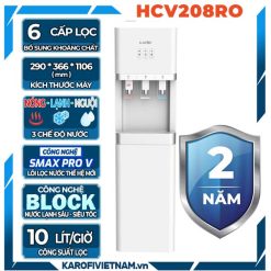 Cây lọc nước nóng lạnh Karofi HCV208RO