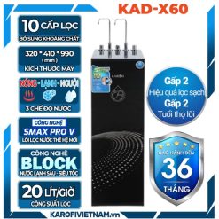 Máy lọc nước nóng lạnh KAROFI KAD-X60