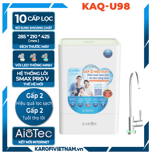 Máy lọc nước Karofi KAQ-U98 - Mới [year]