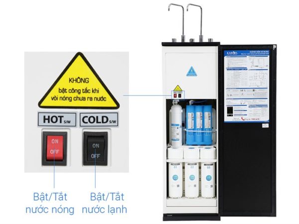 Máy lọc nước nóng lạnh KAROFI KAD-X60 - Hình ảnh 4