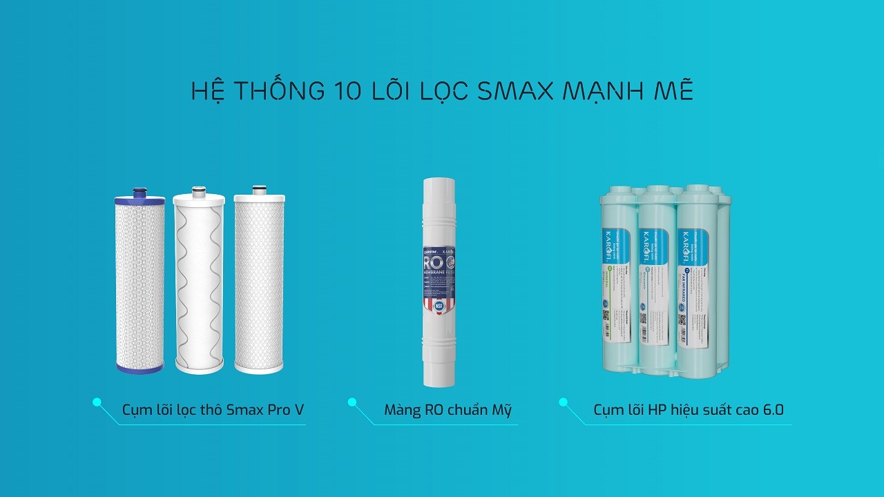 Máy lọc nước Karofi ERO100V