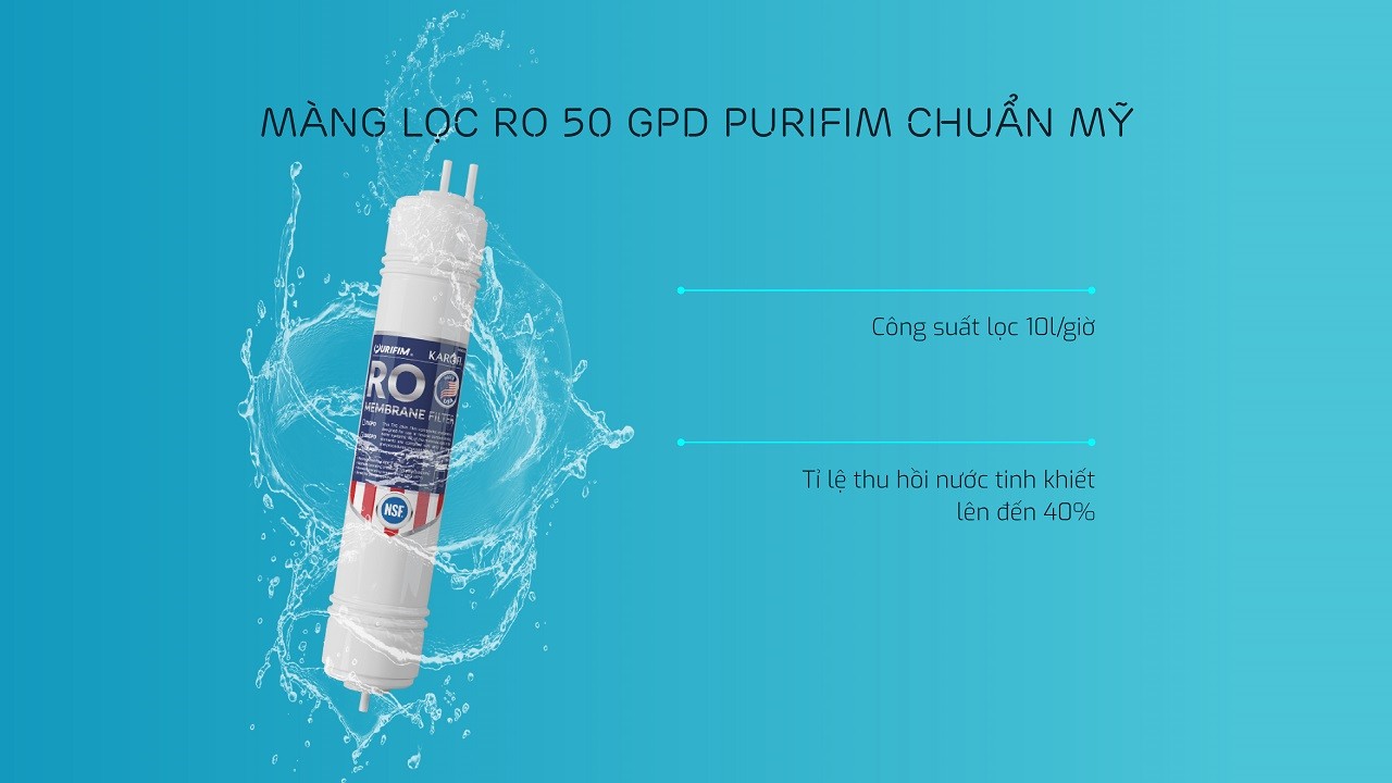 Máy lọc nước Karofi ERO100V