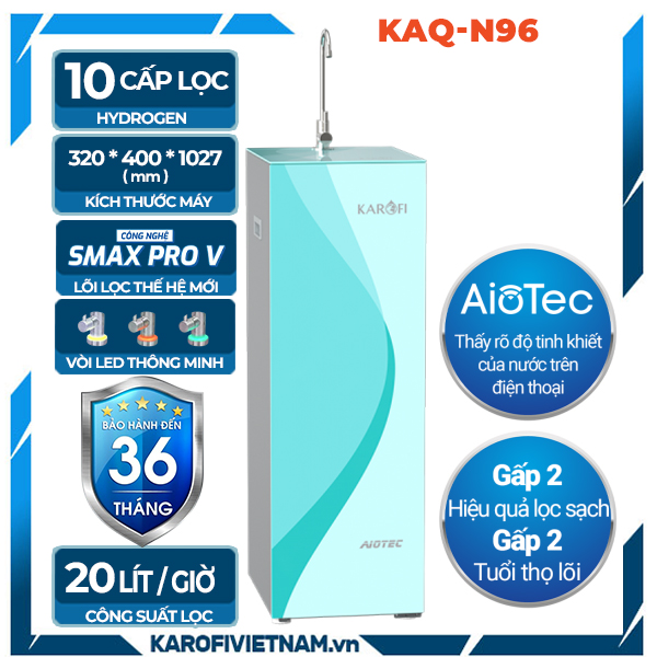 Máy lọc nước Karofi KAQ-N96