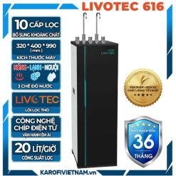 Máy lọc nước nóng lạnh Karofi Livotec 616