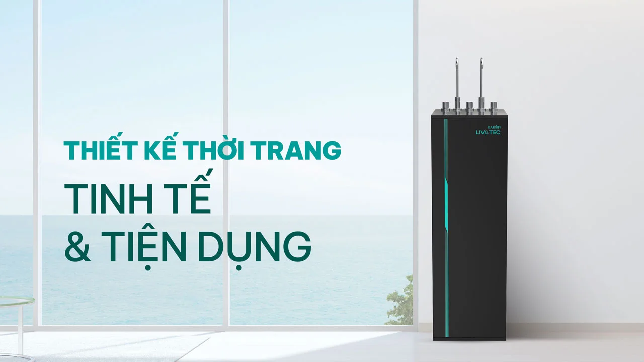 Máy lọc nước nóng lạnh Karofi Livotec 616