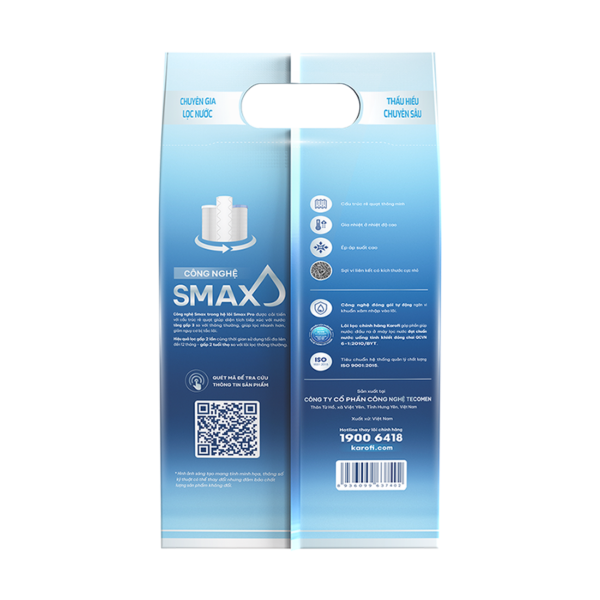 Bộ 3 lõi lọc thô Smax Pro 1 2 3 Karofi
