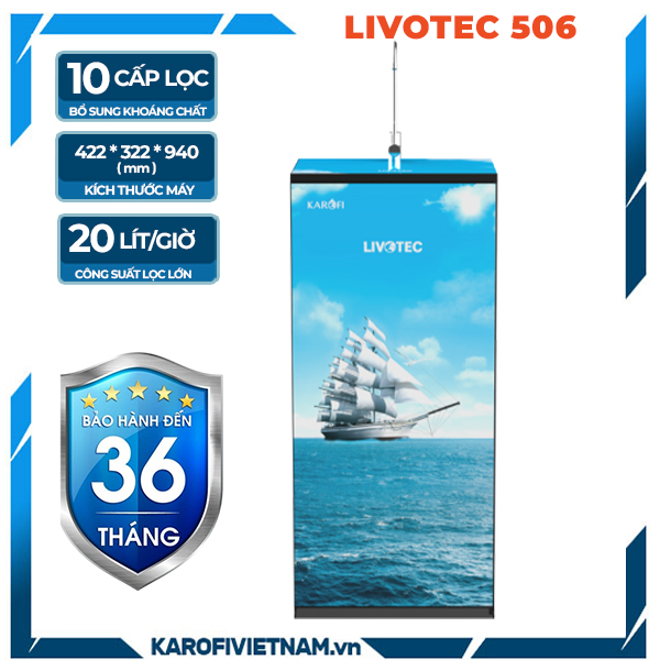 Máy lọc nước Karofi Livotec 506