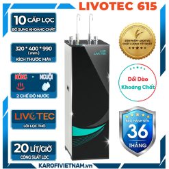 Máy lọc nước nóng nguội Karofi Livotec 615